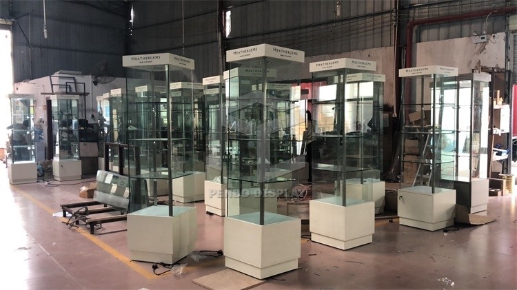 Boutique Monomer Design Shop Display Cabinet 2300mm For Jewelry Shop
