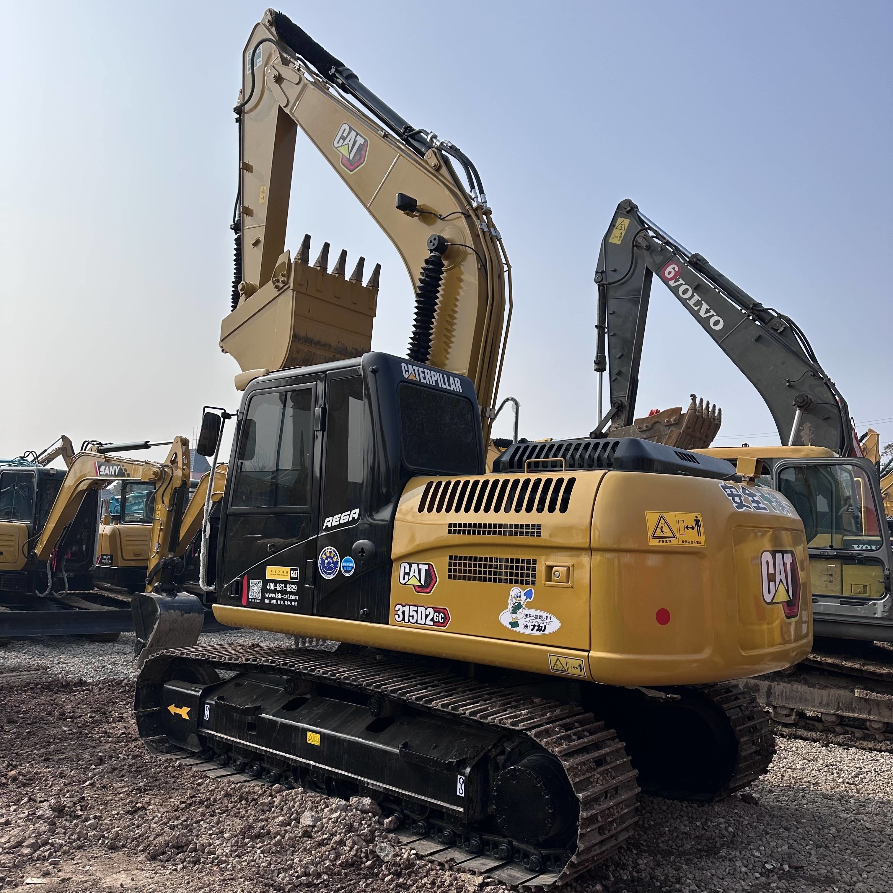 Used Excavator Original Caterpillar 315D2 Secondhand 15ton Medium Digger