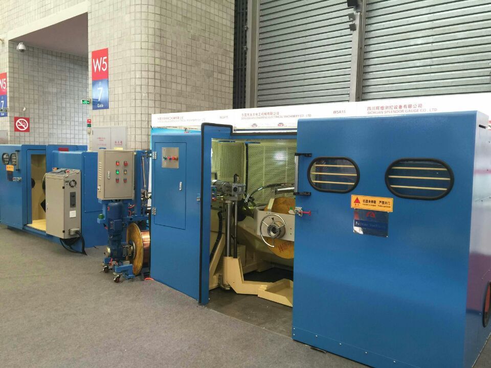 Electromagnetic Brake Copper Wire Bunching Machine 0.41 0.52 0.64mm Wire Diameter