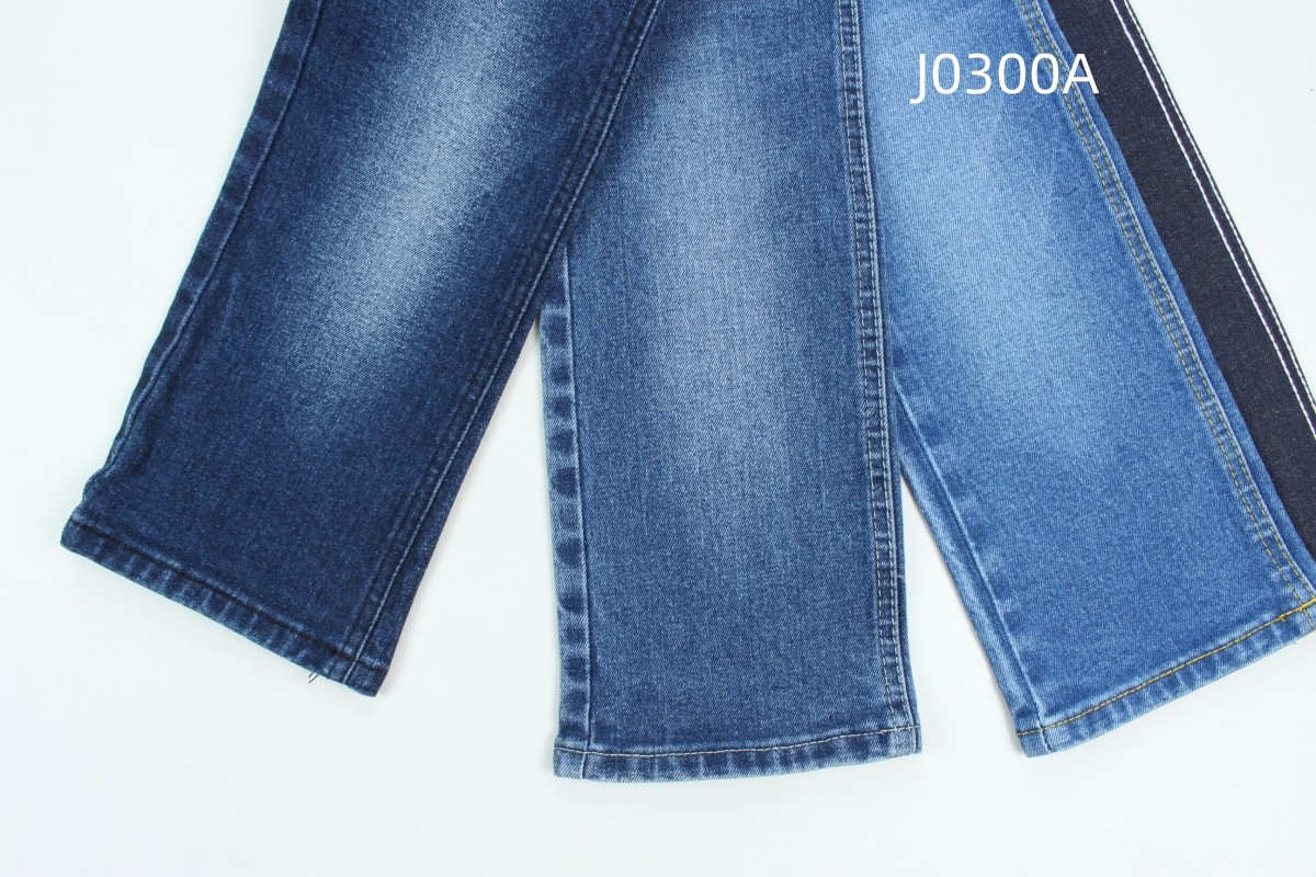 Wholesale 12.5 Oz Dark Blue Stretch Woven Denim Fabric For Jeans