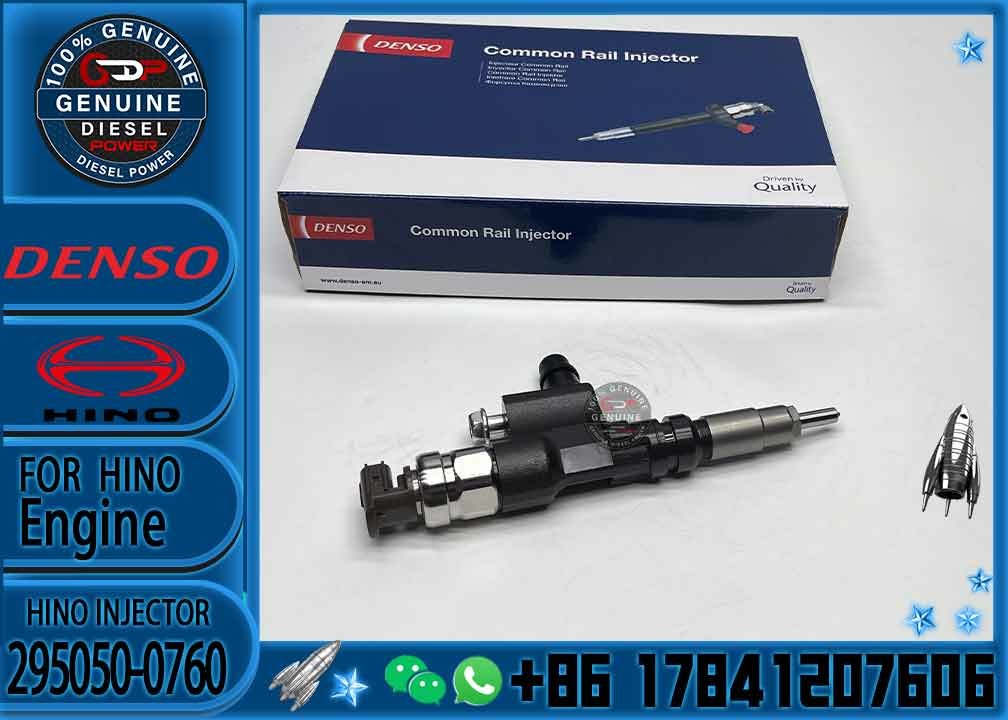Genuine Brand New Common Rail Injector 295050-0760 23670-E0250 23670-E0380 23670-E9260 23670E9260 for HINO N04C Injector