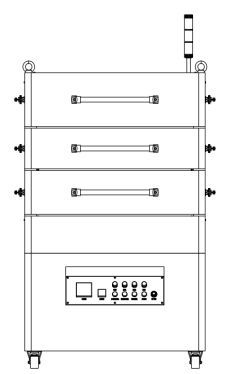 HRF180-05 Type Rapid Annealing Furnace interior view