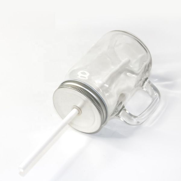 Clear And Frosted Sublimation Mason Jar Custom Sublimation Glass Cup Blanks