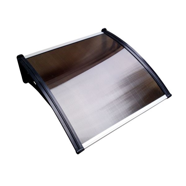 hot selling back frontal Aluminum alu bar connector Profile tube for diy pc polycarbonate awning canopy