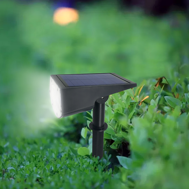Garden 28CM 3.7V 2200mah High LED Solar Landscape Spotlights