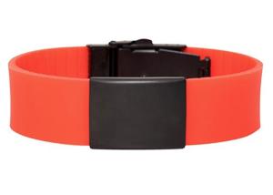 Quality Professional QR Code Medical ID Bracelet 220*18mm Band Size Silicone Material for sale