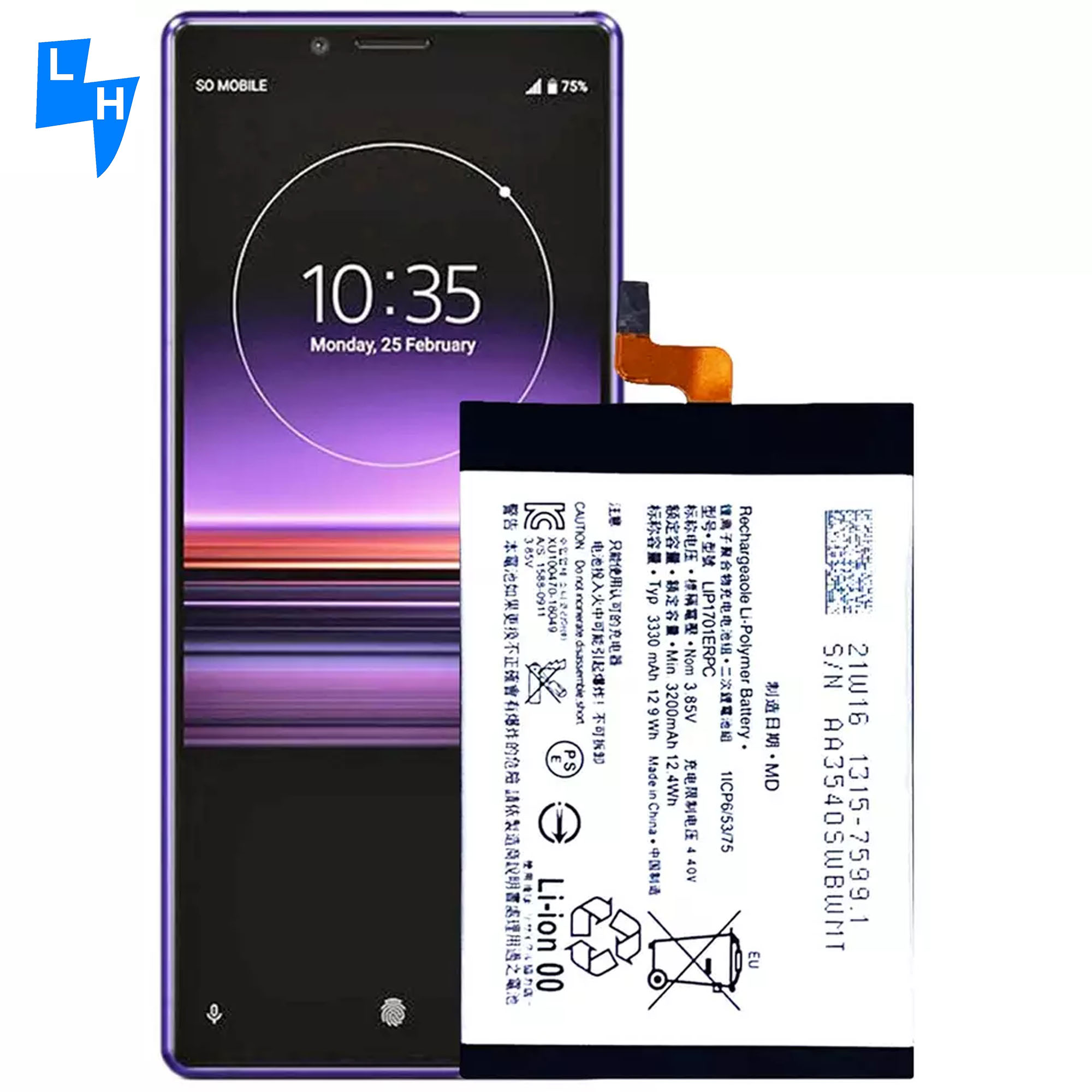 Li-Ion Mobile Phone Battery for Sony Xperia 1 XZ4 J8110 J8170 J9110 J9150 SOV40 SO-03L