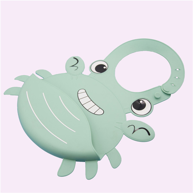 Round Soft Toddler Drool Bibs , Waterproof Feeding Bibs Wipes Clean Easily