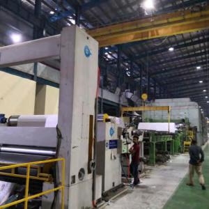 China 80g 350g  3200mm Three Wire Paper Making Machine 2 Floor Kraft Paper Packaging on sale