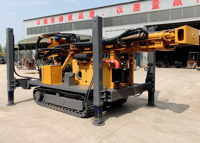 Underground Pneumatic Borehole Drilling Rig For 300 Meters Deep Water Well Drilling