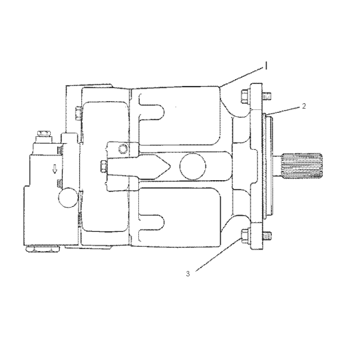 5T0912 PUMP & MTG GP-STEERING Parts scheme