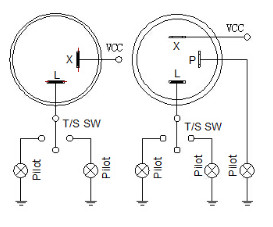 Red Round Electronic Signal Motorcycle Led Flasher With 12V DC Working Voltage 14089936