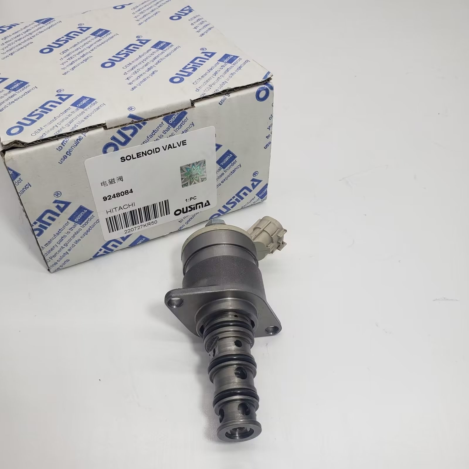 Steel Excavator Solenoid Valve 9248084 For HITACHI
