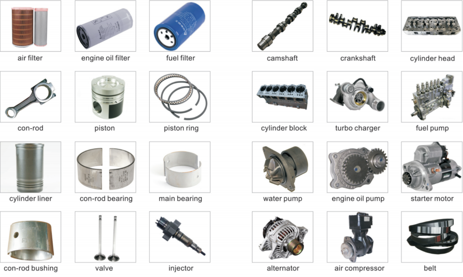 Genuine Construction Spare Part 4993343 2874863 5282841 Generator For M11 Engine Model
