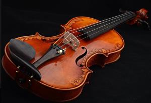 Quality V07-Carved Sculpture Series Spruce Wood Violin. Advanced Italian Violins Musical Instrument for sale