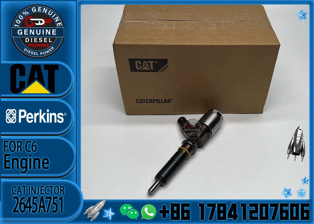 High quality Common Rail injector C6.6 7475 2224 Diesel engine fuel injector 320-0655 2645A751 10R7674
