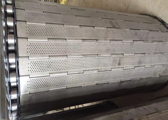 Ss304 Flat Plate Link Conveyor Belt Smooth Surface