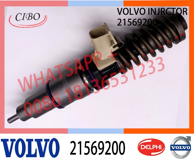 Auto parts fuel injector common rail injector 21569200 BEBE4K01001 for VOL D13
