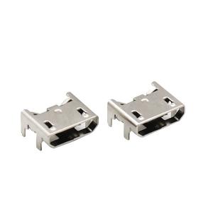 China UL94V-0 Micro USB Connectors 5 Pin Female Socket Legs Inserting Seat Jack Plate on sale