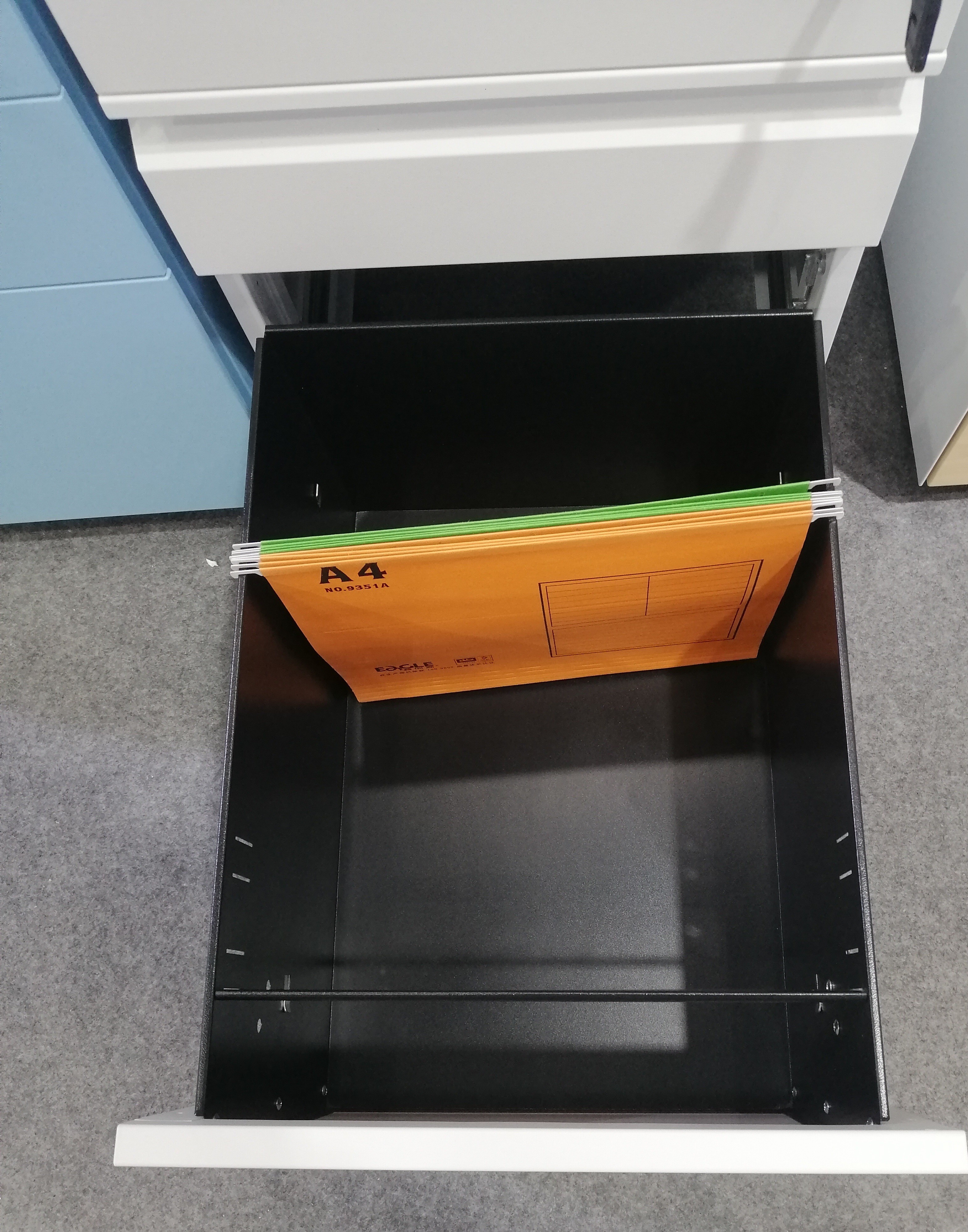 Gooseneck 3 Drawer Mobile Pedestal Cabinet Office Lockable
