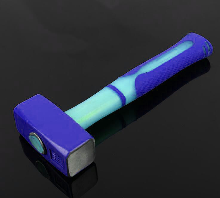 Stoning Hammer(XL-0067) with powder coated surface, color rubber handle and durable quality