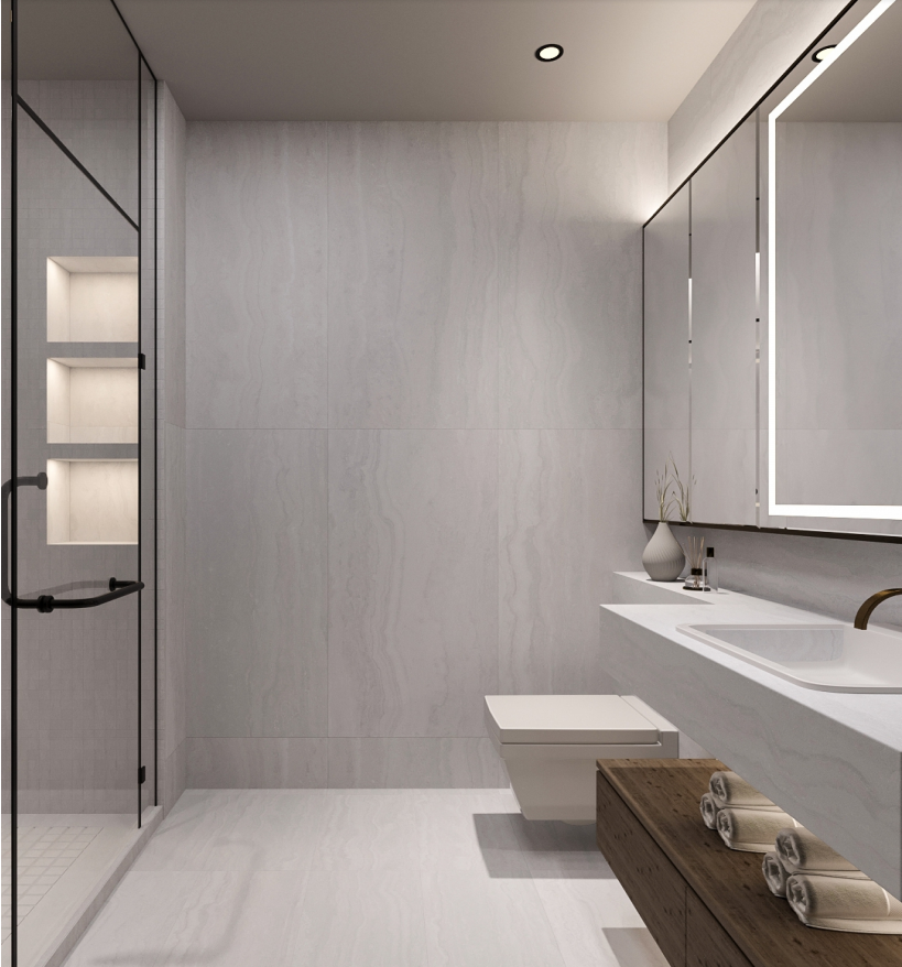 Modern Design Style Porcelain Tiles Bianco Carrara White for Living Room Decoration