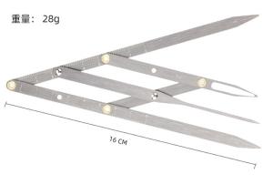 Quality Permanent Makeup Caliper Eyebrow Ruler Microblading Tools for sale