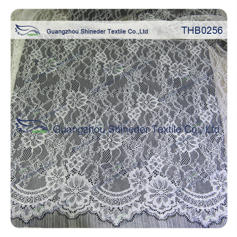 1.45*3 Meters size nylon chantilly lace trim for fashion & wedding dress