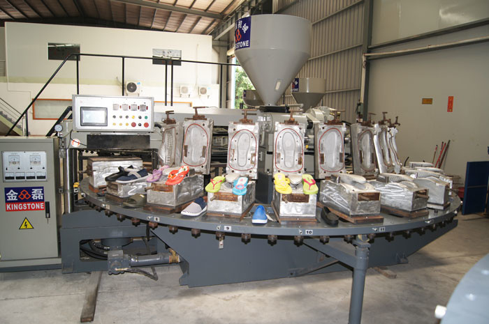 PVC flip flop slipper making Machine , Shoe Sole Mould Making Machine With 12/16/20/24/30 Stations