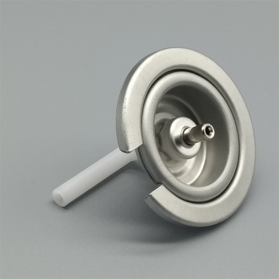 Medical-Grade Aerosol Dispenser Valve for Sterile Nasal Sprays with Antimicrobial Housing
