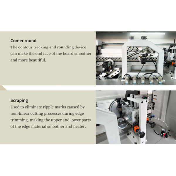 Fully Automatic 8 Function Edge Banding Machine for PVC Woodworking