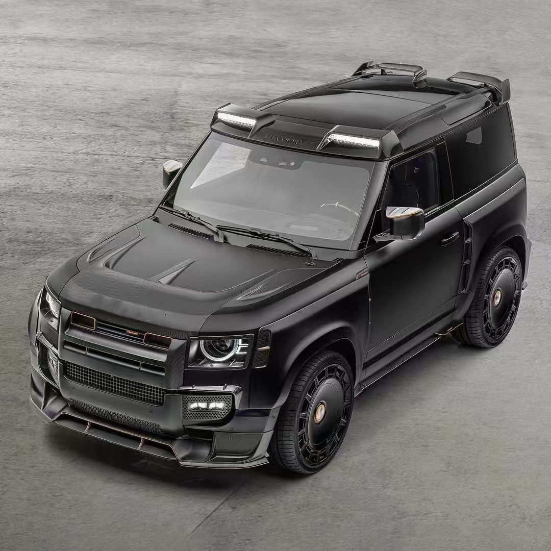 For Land Rover Defender Carbon Fiber Body Kit Defender Upgrades MSY-style Front Lip Diffuser Spoiler Carbon Fiber Widebody Kit