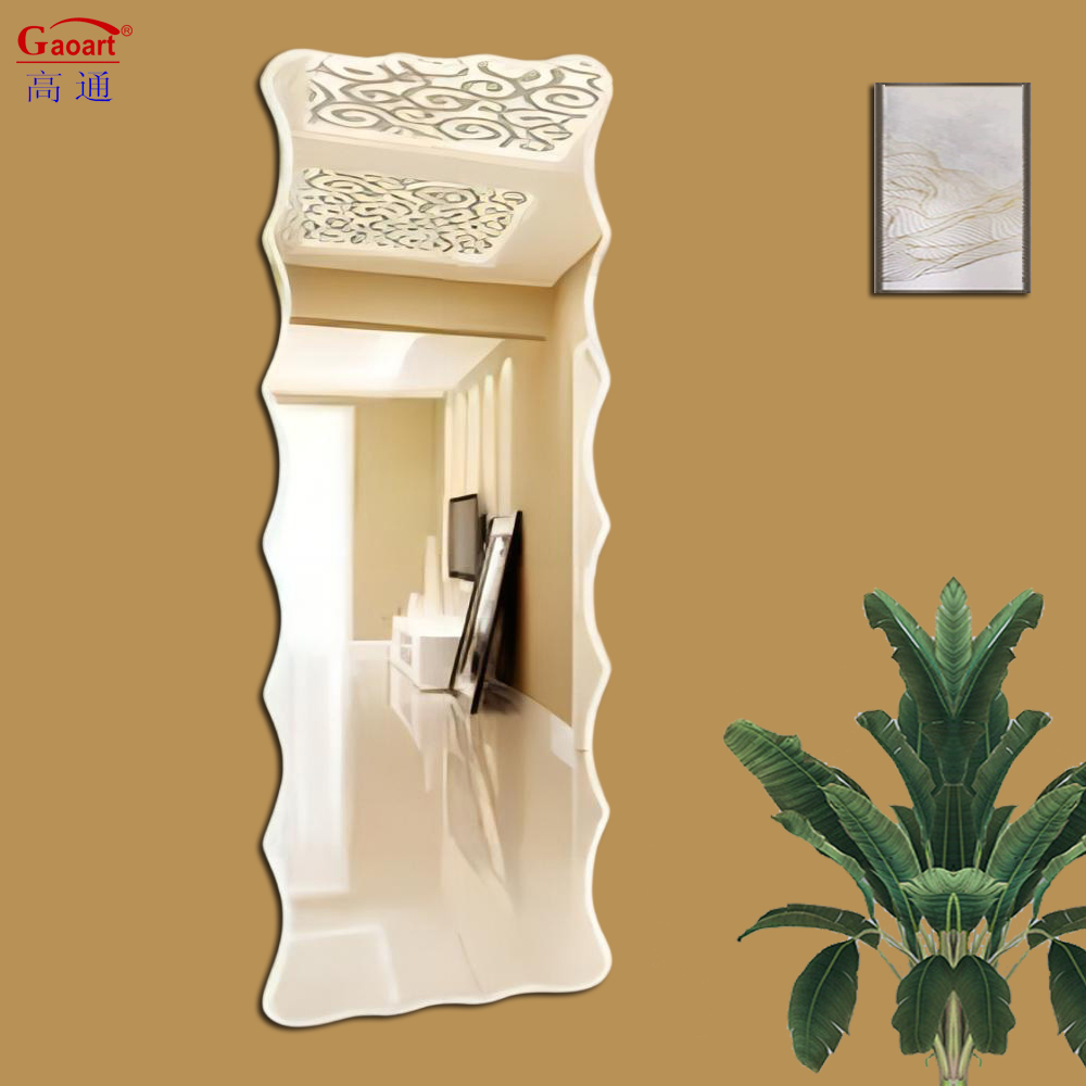 Full Make Up Beauty Mirror Morden Style Glass Wall for Modern Bath Decoration in Home