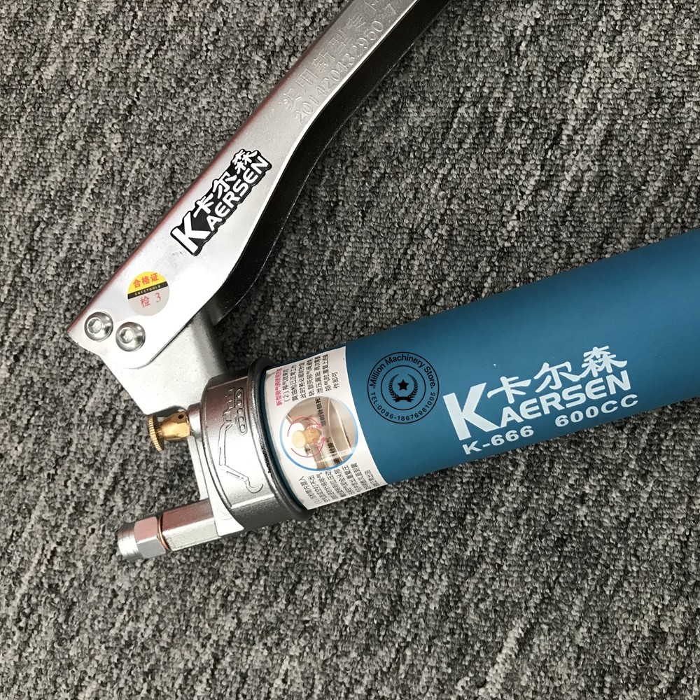Auto Excavator Accessories Pneumatic Grip Grease Gun Delivers Repeating Air Operated