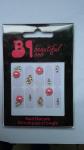 Jewellery halloween nail decal / Diamonds nail decal for ladies