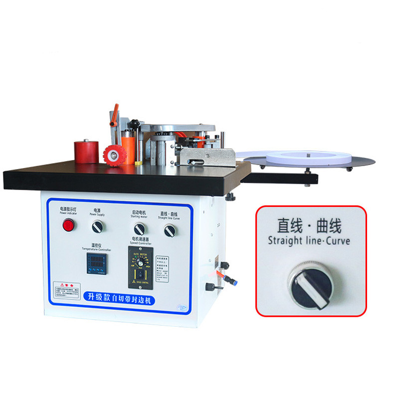 Manual Portable MDF Edge Banding Machine Straight Line and Curve Edge Banding with Cheap Price