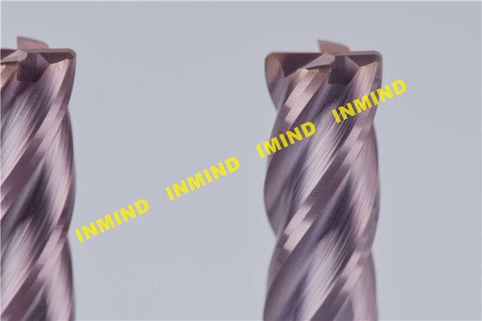 10*R2.0 AOL 75mm Corner Radius end mill upto HRC65 4 Flute high hardness R2.0 Corner SiN Coating