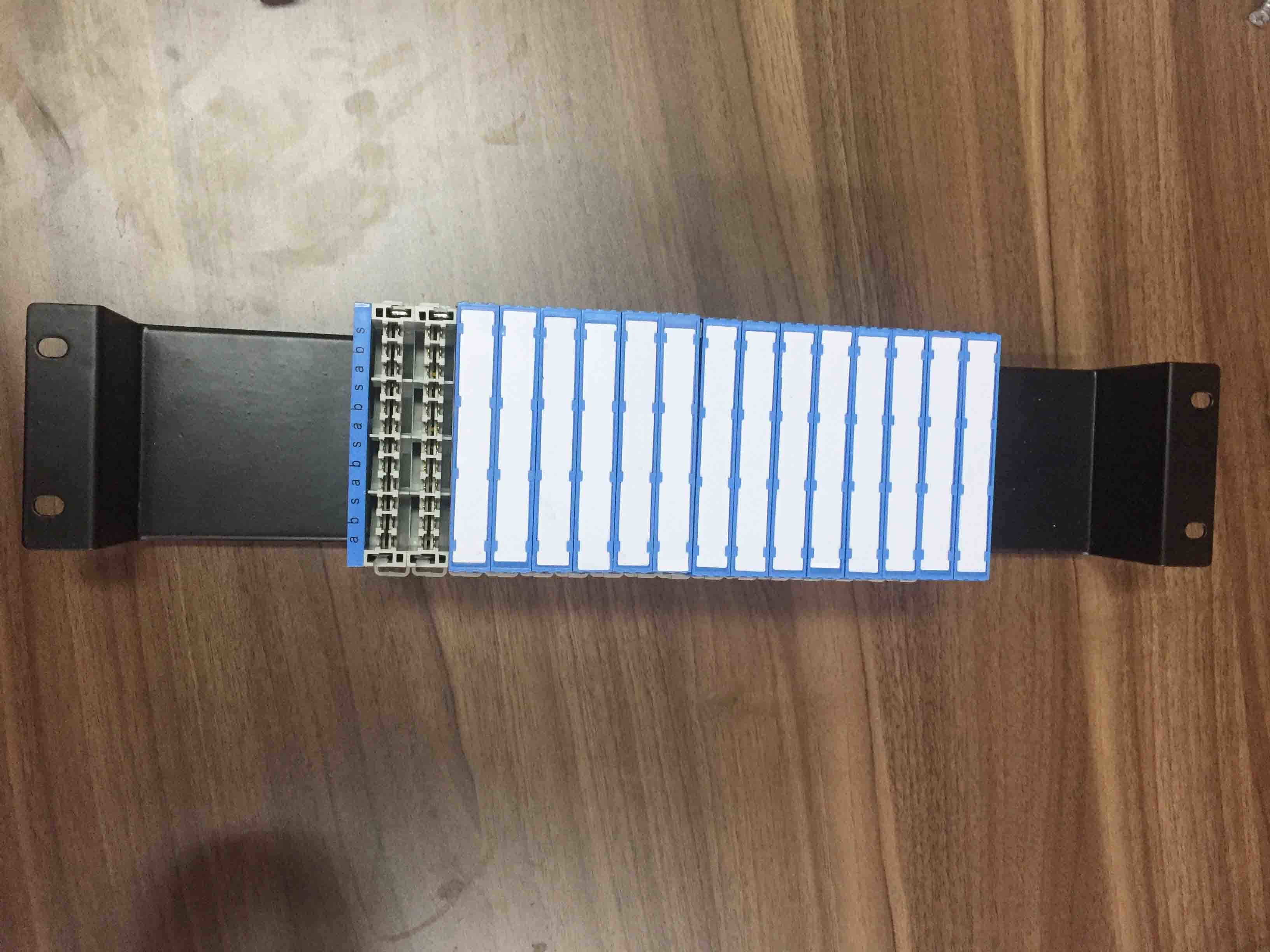 Blue White MDF Distribution Frame , MPX286 120 Ohm Unit Module Digital Distribution Frame DDF
