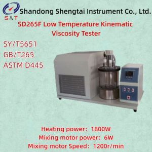 Quality SD265F Low Temperature Kinematic Viscosity Tester ASTM D445 Range -40～80 ℃ 2 holes for sale