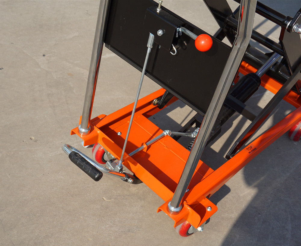 KAD 350kg 500kg 1000kg cold storage stainless steel manual hydraulic scissor lift table