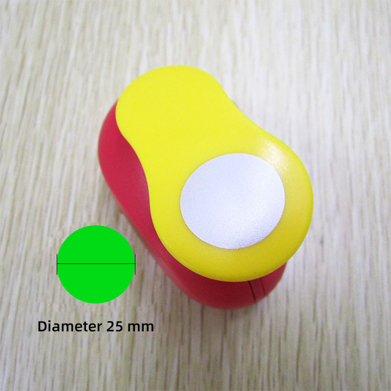 Customized Colorful 8-75mm Round Hole Punch DIY Mini Craft Paper Flower Punch for Kids