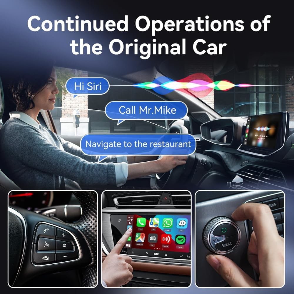 Wired To Wireless Adapter Carplay & Android Auto 2 in 1 Dongle Mini SEPro Ai Box Fast Connection