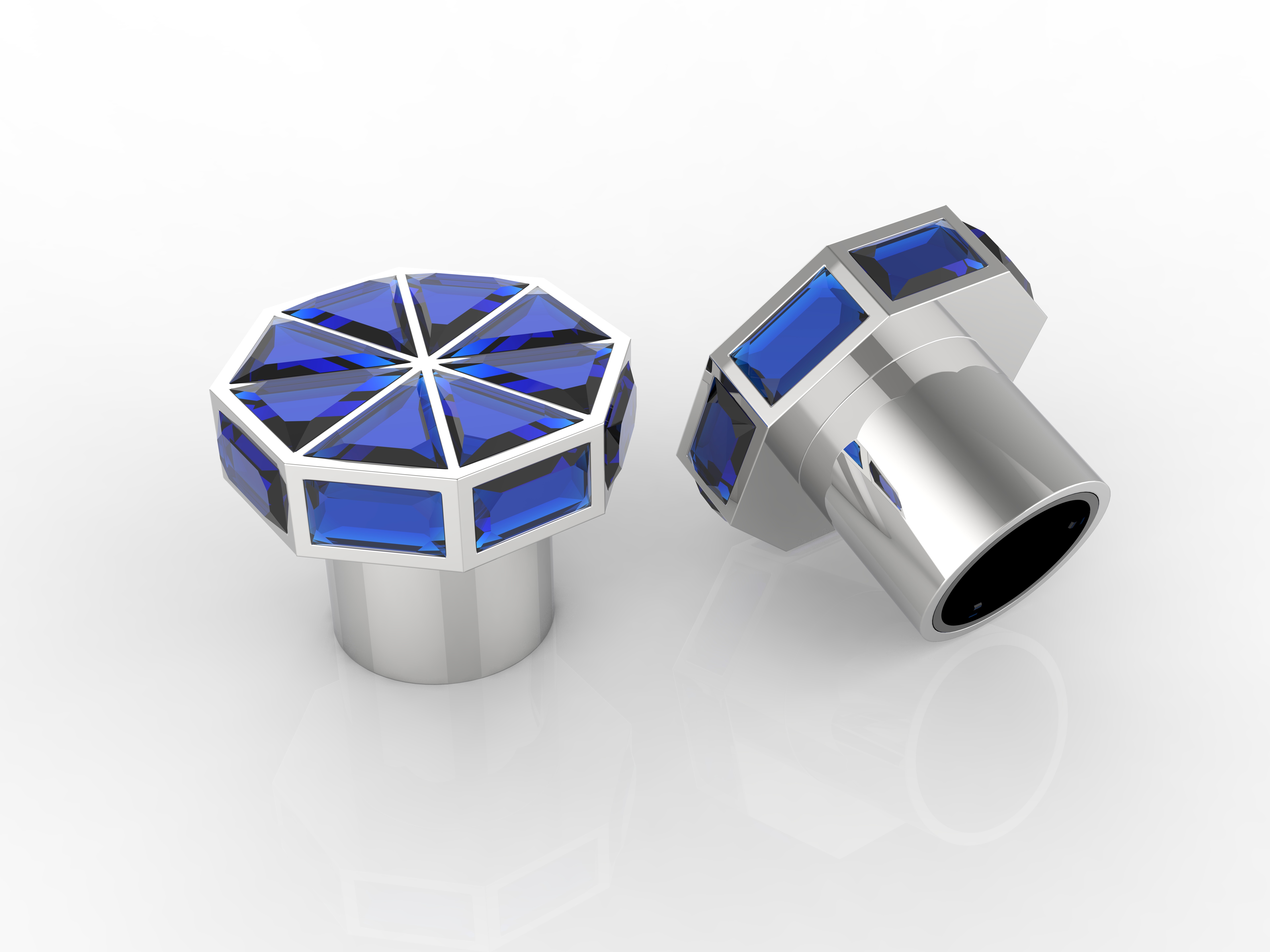 Customized Diamond New Design Zinc Alloy Perfume Bottle Caps for Perfume Bottles