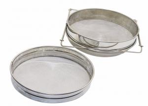 Quality Double SS Strainer The Top Strainer Bottom is flat Common Quality Honey Strainer Filter for sale