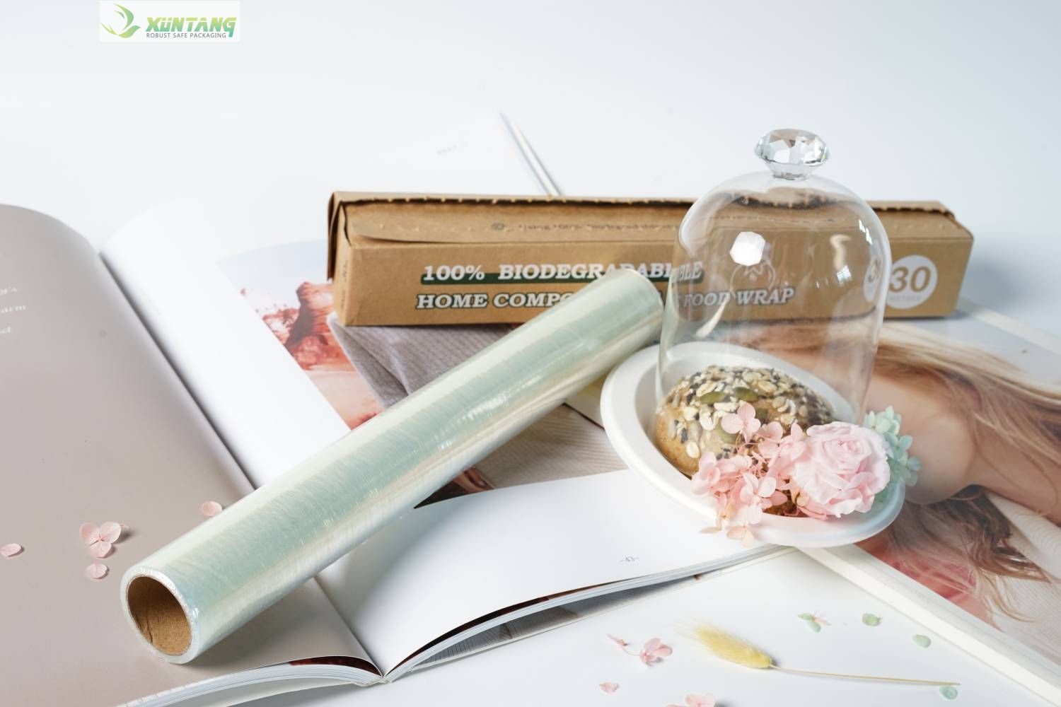 Transparency Biodegradable PLA Film For Food Corn 0.01 To 0.017mm