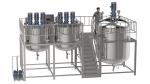 316/304 Stainless Steel Liquid Detergent Mixer Homogenizer Machine