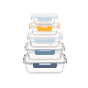 Quality Customized Glass Fruit Storage Containers With Cool Lock PP Lid Leakproof for sale