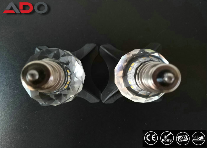 Diamond Shape E14 Crystal Led Candle Bulb Concussion Proof 2700k Cct