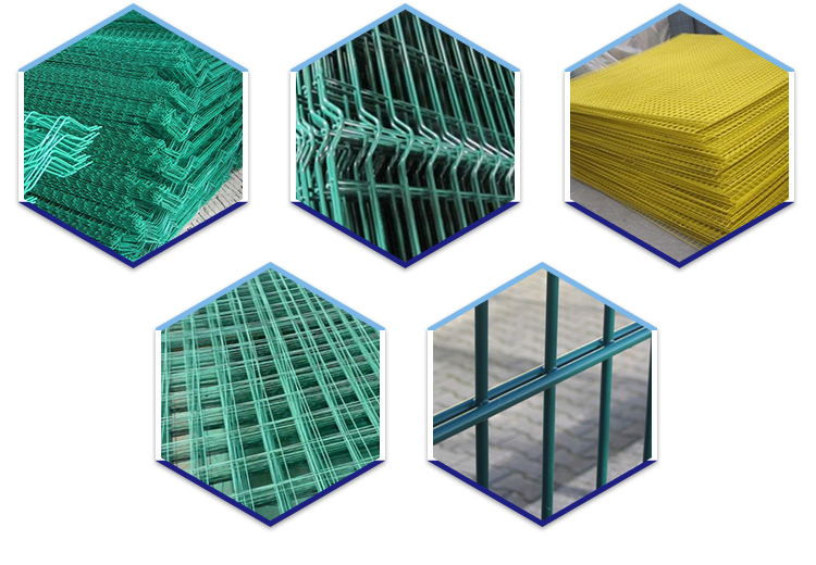 1/2'' , 3/4'' , 1'' , 1/4''  hole size , green pvc coated welded wire mesh 3'x100' roll ,20kg/25kg