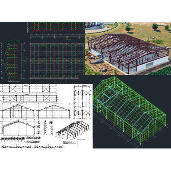 Custom Prefab Metal Warehouse Construction Modular Industrial